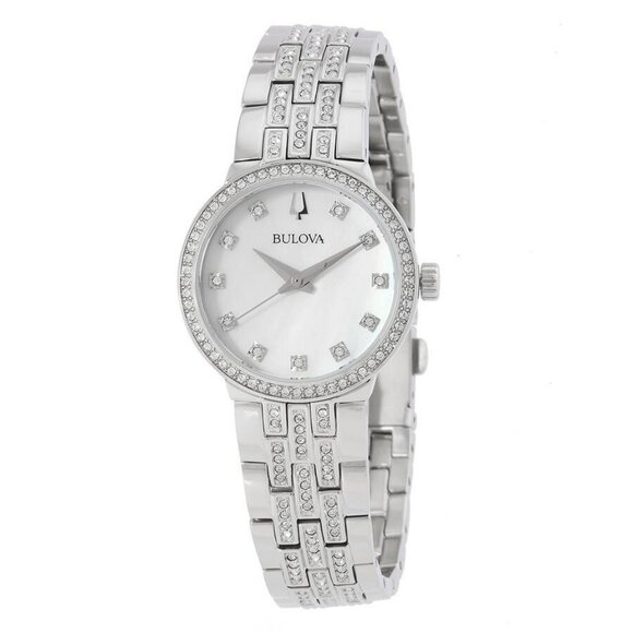NWT Bulova Fashion Ladies Quartz Steel Authentic Watch - Picture 1 of 3